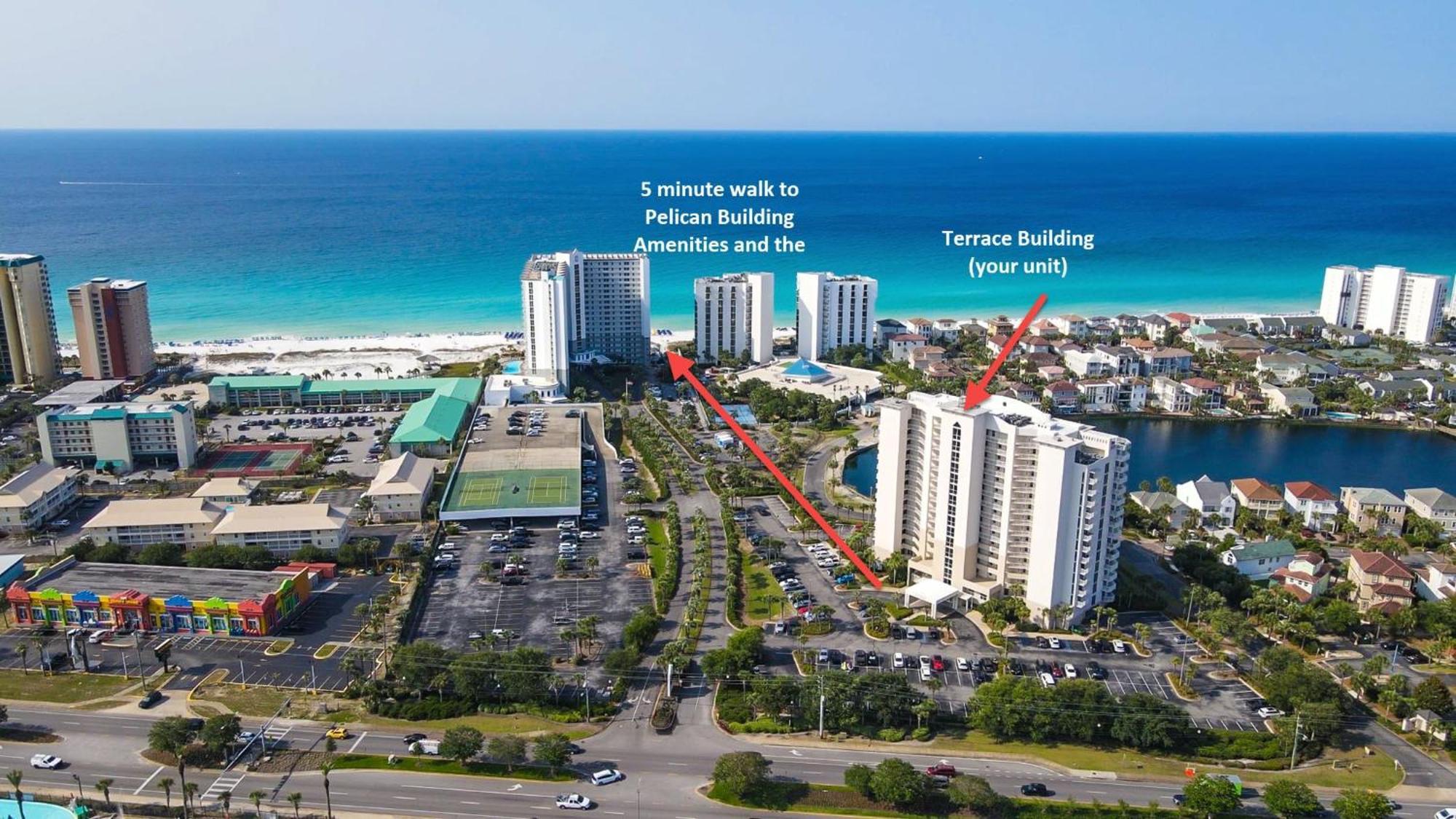 Terrace At Pelican Resort, Pools, Hot Tubs, In The Heart Of * Destin