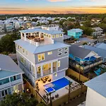 Emerald Sunset By Avantstay 9Bdr Villa Poolgame Roomrooftopwalk To Beach