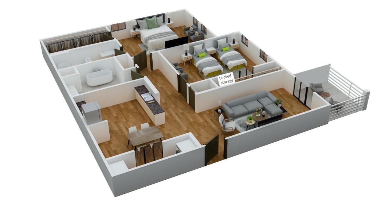 Apartment Seaside Serenity Near With Pool, Gym, Balcony Destin