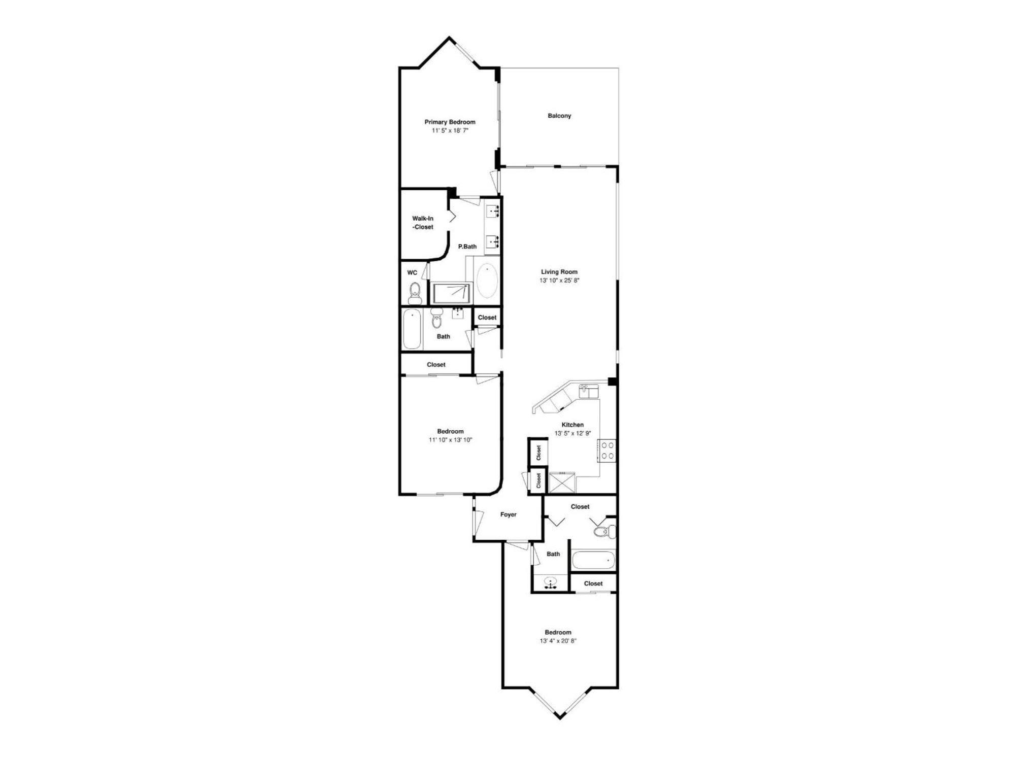 Jade East Towers 650 Apartment