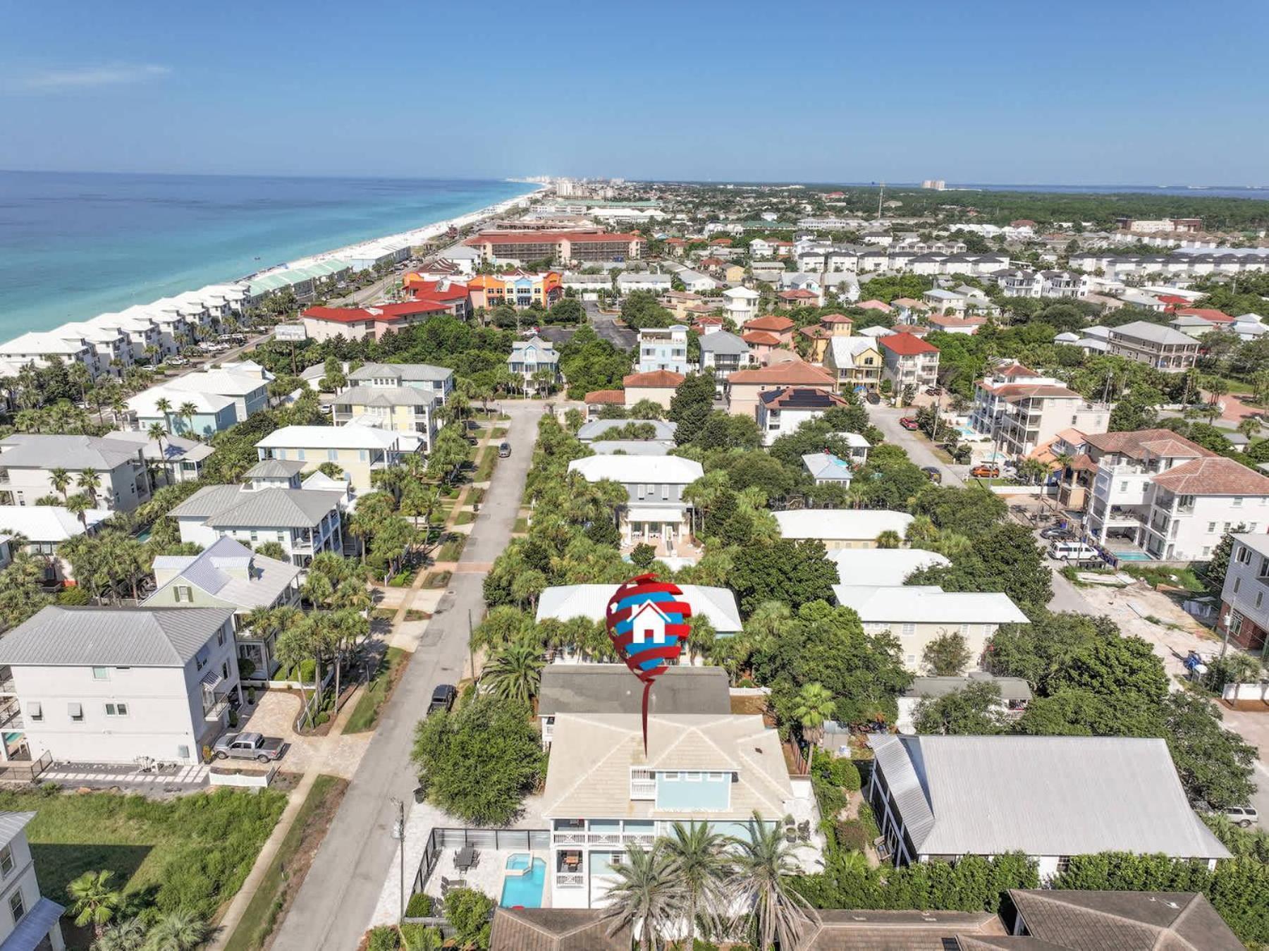 Privatebeach Pool &spa Game Grill Sleeps 24 Holiday home Destin