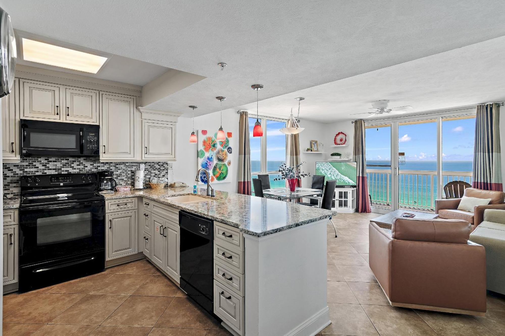 Biggest 2 Bedroom Corner Unit, 16th Flr Beachfront At Pelican Destin