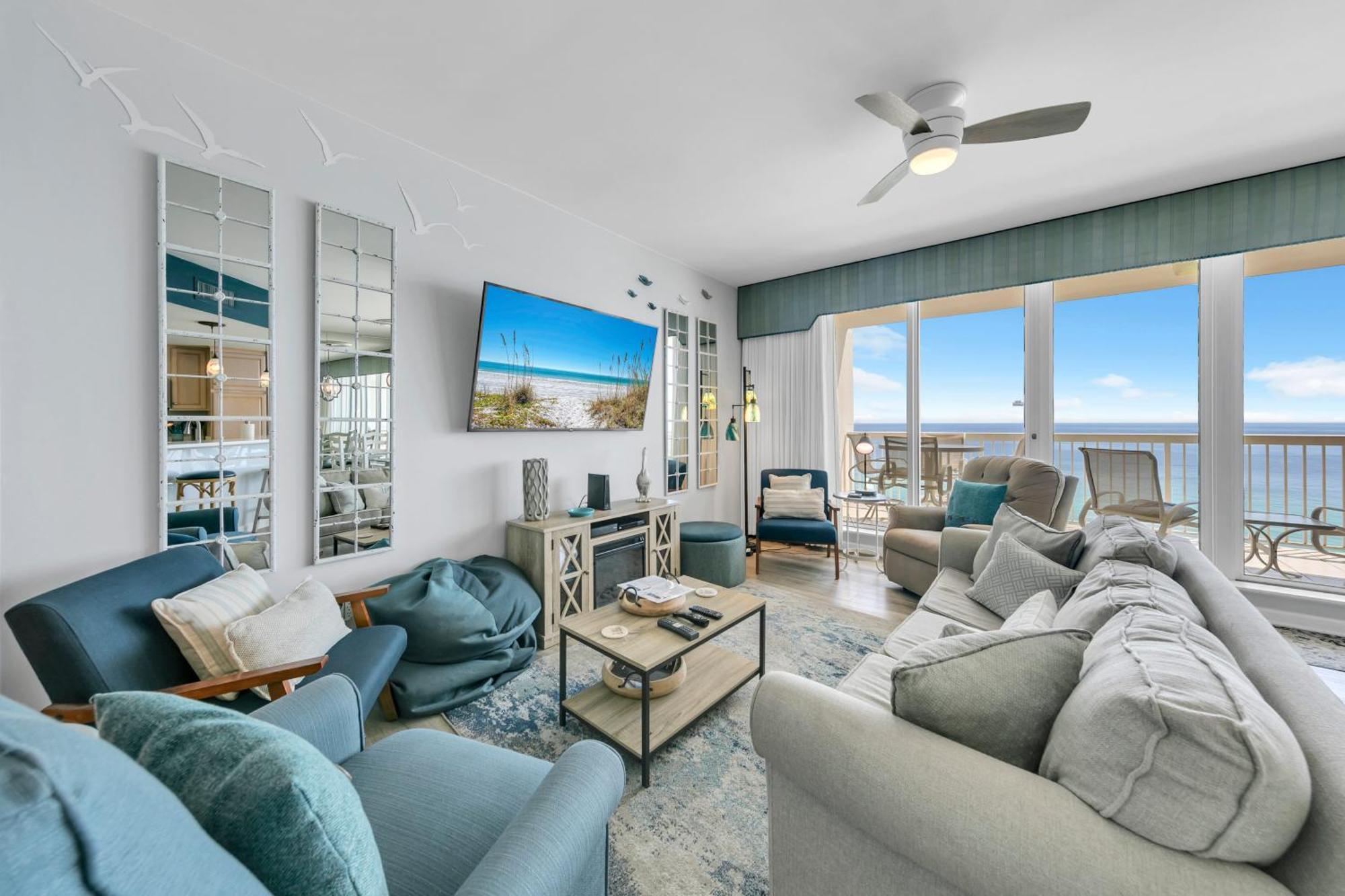 Silver Towers 1003e Gulf Front Sleeps 8 * Destin