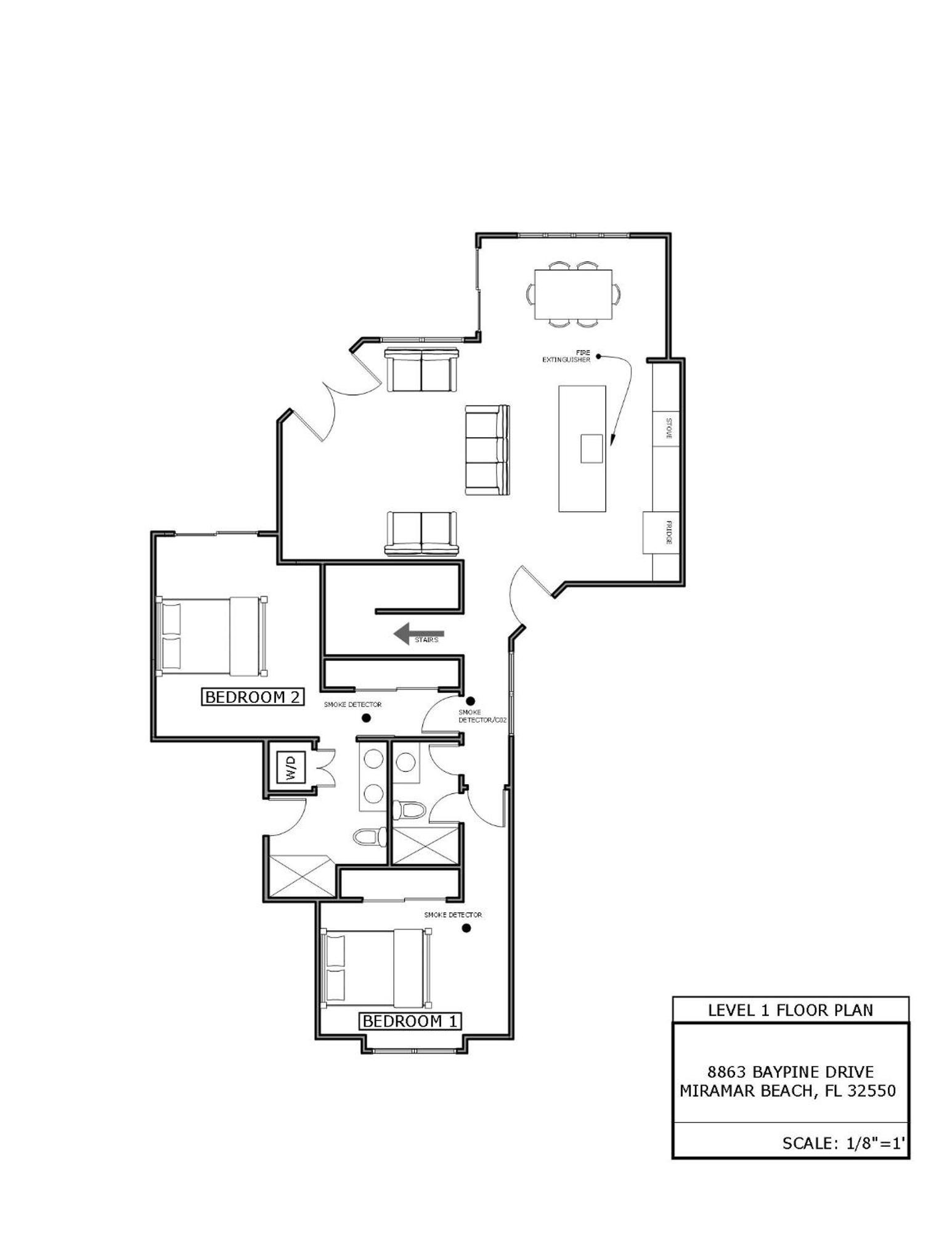 3 Bed 3 Bath And Bay Escape - Free Golf Cart Holiday home *