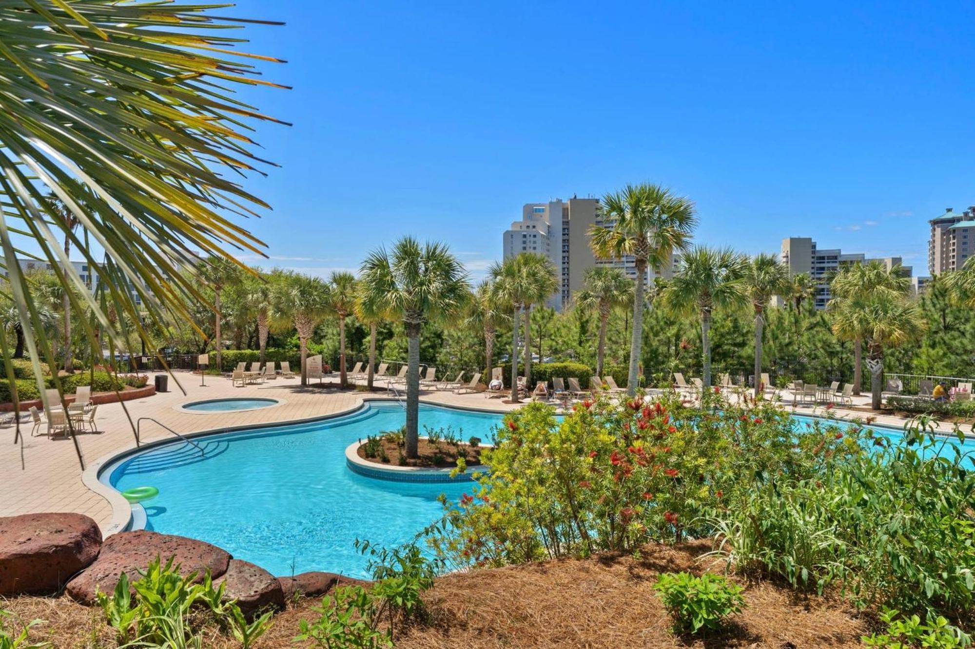 Miramar W Pool Tennis Walk To Luau Eastern Sky Destin
